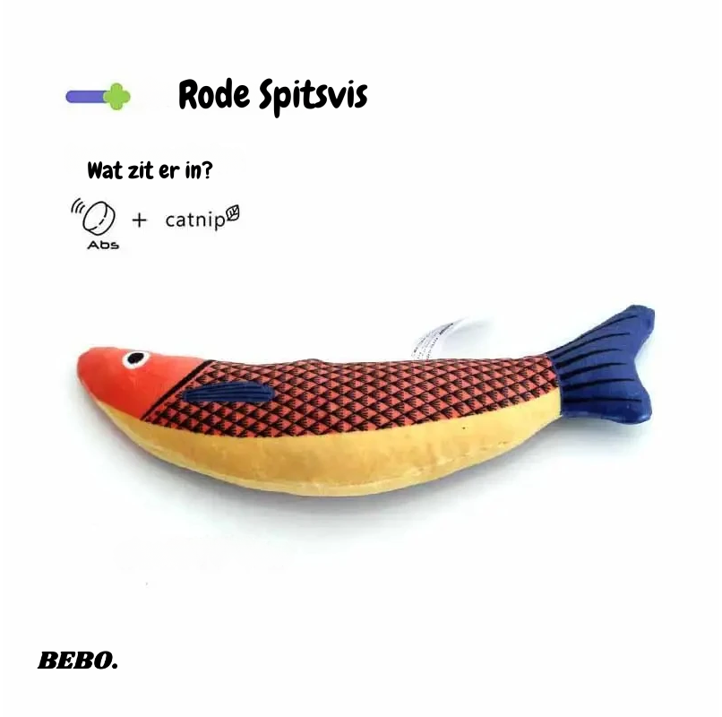 BEBO Interactief 3D Goudvis met Catnip en Geluid