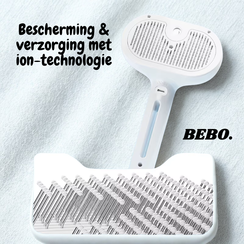 BEBO Stoom Borstel voor Katten – Elektrische Massage & Ontklit Kam