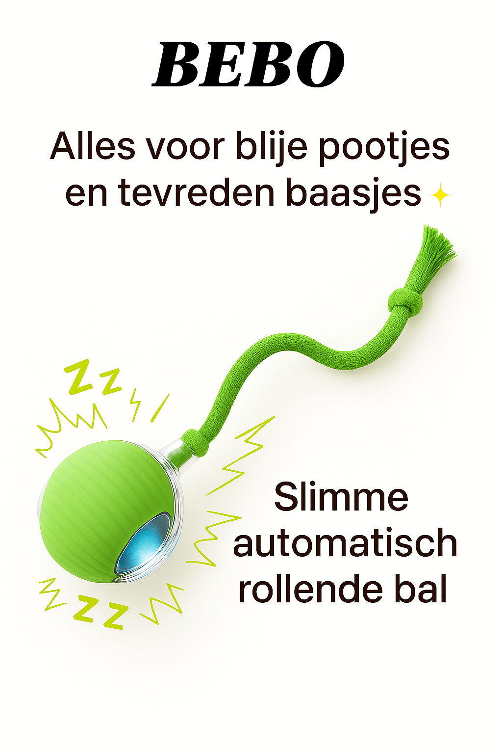 BEBO Interactieve Automatische Kattenbal