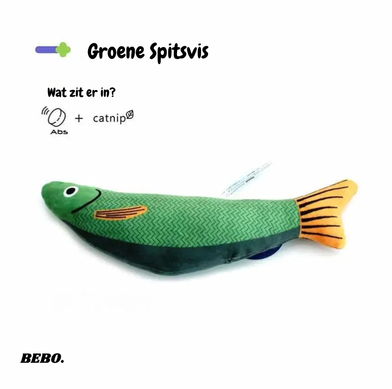 BEBO Interactief 3D Goudvis met Catnip en Geluid